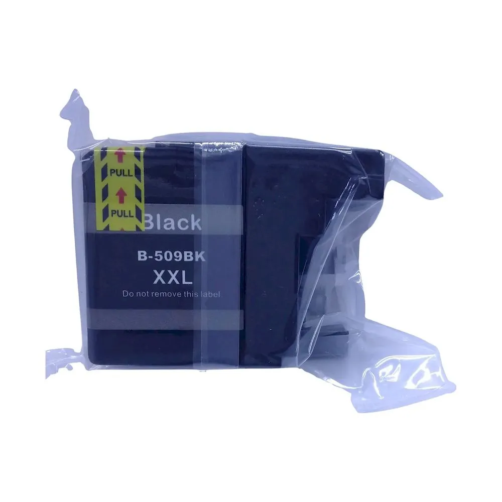 Cartucho brother compatible negro black LC509 LC509BK para DCP-J100 DCP-J105 MFC-J200 alto rendimiento - Vista 2