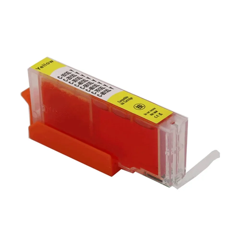 Cartucho compatible Canon CL-151Y 151 amarillo para PIXMA iP7210 iP8710 iX6810 MG5410 MG5510 MG5610 MG6310 MG6410 MG6610 MG7110 MG7510 MX721 - Vista 3