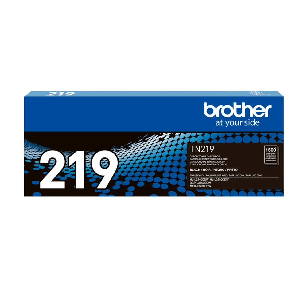 CARTUCHO DE TONER BROTHER TN-219BK TN219BK TN219 219 NEGRO BLACK L3280CDW L3240CDW L3560CDW 1500PG - Vista 3