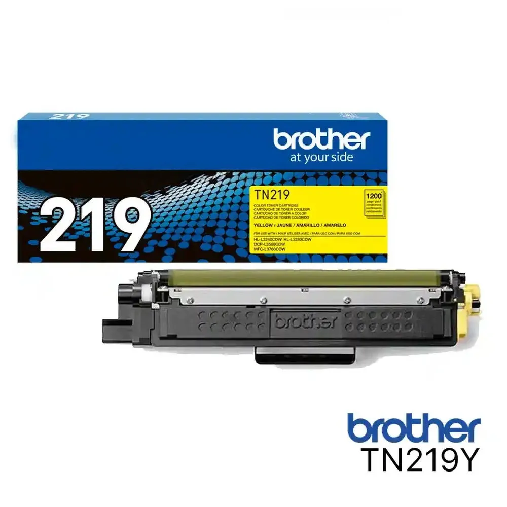 CARTUCHO DE TONER BROTHER TN-219Y TN219Y TN219 219 AMARILLO L3280CDW L3240CDW L3560CDW 1200 PG - Vista 2