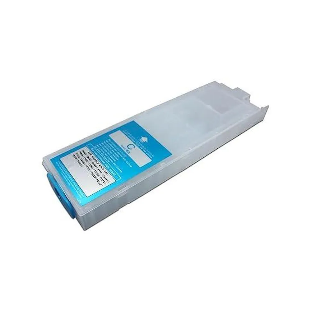CARTUCHO RECARGABLE CIAN 320ML PARA EPSON WORKFORCE WF-C5810 WF-C5890 SIN CHIP SISTEMA CONTINUO - Vista 3