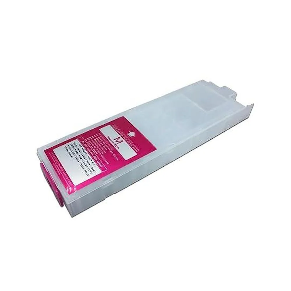 CARTUCHO RECARGABLE MAGENTA 320ML PARA EPSON WORKFORCE WF-C5810 WF-C5890 SIN CHIP SISTEMA CONTINUO - Vista 4