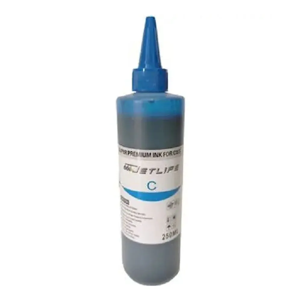TINTA JETLIFE 100ML CIAN UV INK CISS - Vista 4