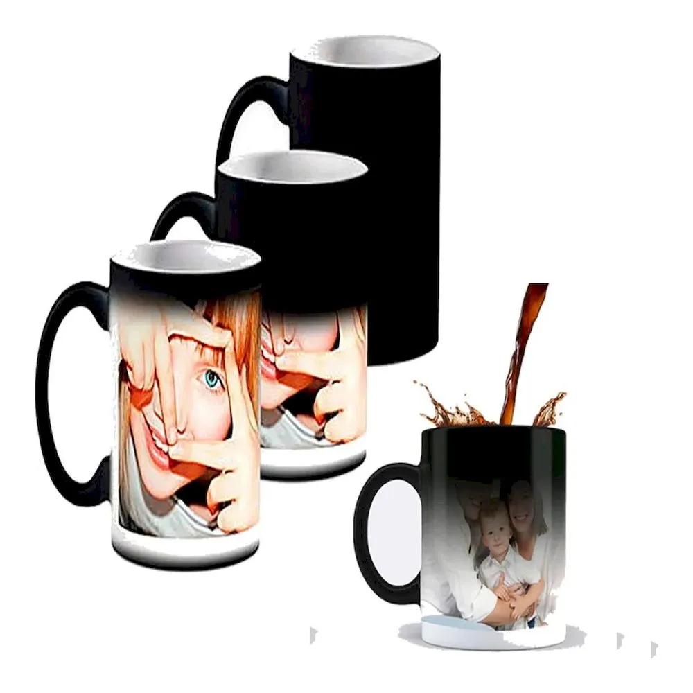 Taza para sublimar mágica negra Triple A 11 onzas  Taza calidad AAA Ultra Premiun Taza de sublimacion - Vista 2