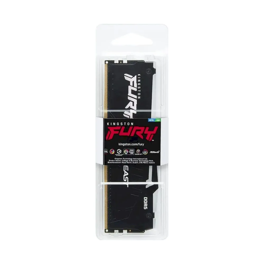 Memoria RAM PC KINGSTON FURY BEAST 16GB DDR5 5200MHZ CL40 RGB DISIPADOR - Vista 3
